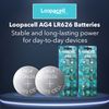 20 x LOOPACELL AG4 LR626 377 1.5V Alkaline Watch Batteries