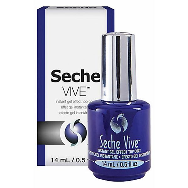 Seche Vive Instant Gel Effect Top Coat - .5 Oz / 14 mL - 83243