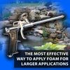 Pro Waterfall Foam Bundle – 6 Cans, 2 Cleaners & Gun for Ponds, Gaps & Rockwork