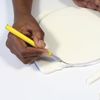 PME PME7 Sugarcraft Knife & Ribbon Insertion Blade, Yellow