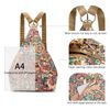 Black Butterfly Premium Backpack for Women, Bohemia Style Fashion Casual Daypack Backpack, Small Backpack Purse (01-yellow Plus)