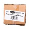 SICURIX Badge Dispensers Vertical 25 Pack Black (68320)