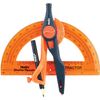 Helix - Plastic Locking Compass and Protractor - 2 Piece Set - Geometry, Drafting & Drawing