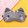 Silk Eye Mask, Light Blocking, Sleeping, Cute, Cat Eye Mask, Eye Strain Blindfold, Women and Kids, Soft Eye Cover with Adjustable Strap, Set of 2