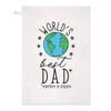 World's Best Dad Tea Towel Dish Cloth