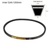 sourcing map B-47 V-Belts 47" Inner Length, B-Section Rubber Drive Belt