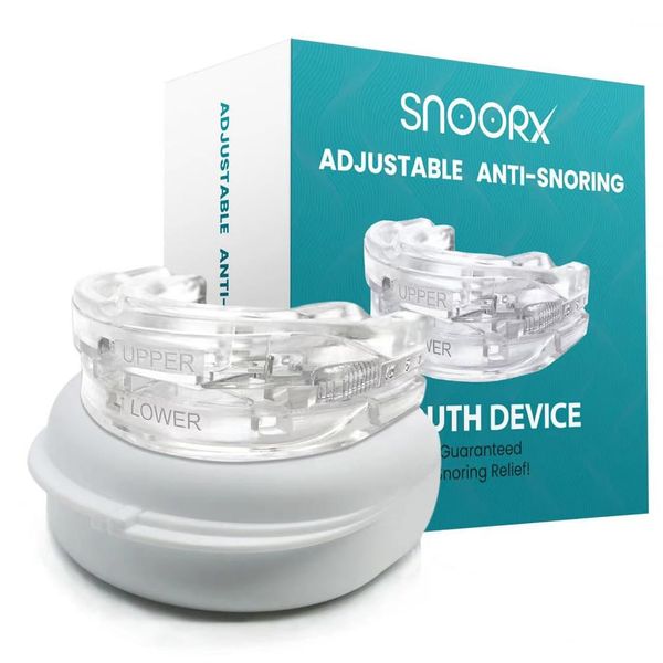 Genuine UK Anti Snoring Device, Men/Women Mouth Guard Sleep Apnea Dental Lab Approved Stop snoring Your Dream Hero Adjustable Mouthpiece by SNOORX