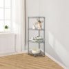 4-Tier Corner Shelf Display Rack Kitchen Bathroom Storage Wire Shelves Organizer