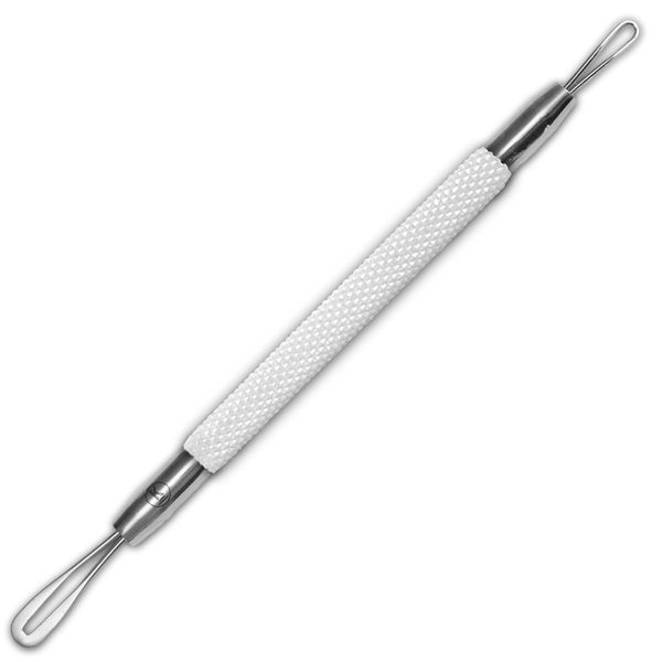 K-Pro Comedone Extractor - Blackhead & Blemish Remover (White)
