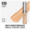 RIMMEL Multitasker Concealer 030 Light (Standard) 0.3 fl oz (10 ml)