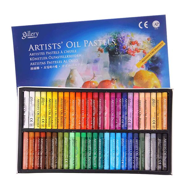 50pcs Kids Oil Pastel Set for Artist, Painting Oil Pastels for Graffiti Art Washable Round Oil Pastels Crayons for Kids, Artist, Student