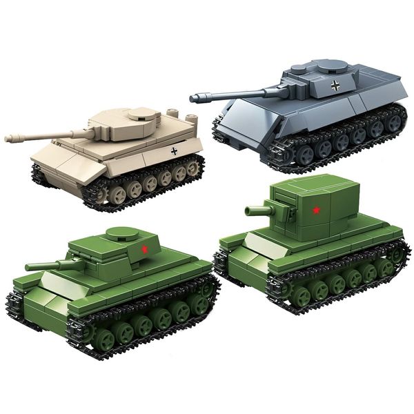 AFM Panter/Tiger/KV-1/KV-2 850Blocks 4 Car Set
