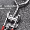 3PCS Adjustable Toggle Clamp,Toggle Latch Lockable,Quick Release Pull Latch Tools,Stainless Steel Toggle Clamp for Door Cabinet Box Case,122MM