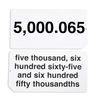Learning Advantage 8658 Decimal Flash Cards