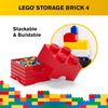 Lego Lego Storage Brick 4, Red