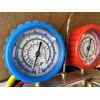 4 Way HVAC Mini Split Diagnostic Manifold Gauge & Hoses Set for R32 Refrigerant