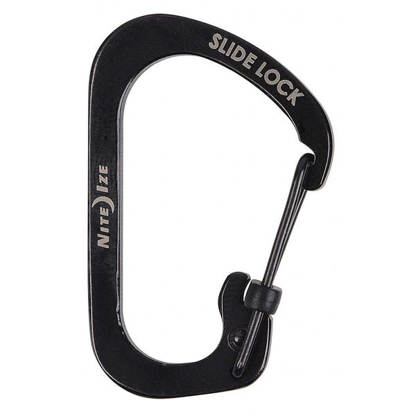 Nite Ize CSL2-01-R6 Stainless Steel Slide Lock, Black, Size 2