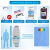 HQ HIGH QUALITY DESIGN 11768455 Symphony Beach Steering mat, Aqua, 2.2