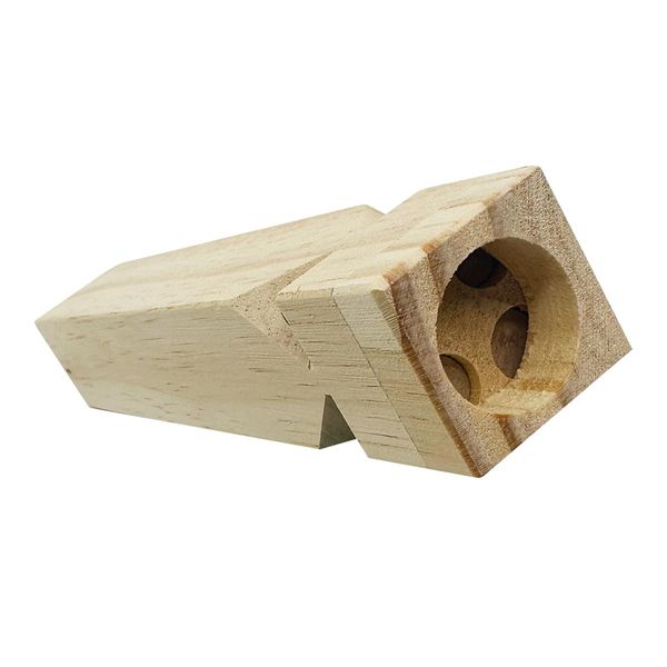Jumbo Wooden Train Whistles Blank & Ready for Customization Bulk Pack-12 pcs