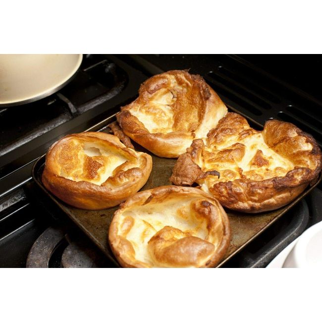 2X 4 Cup Yorkshire Pudding Tray Non-Stick, Made in England