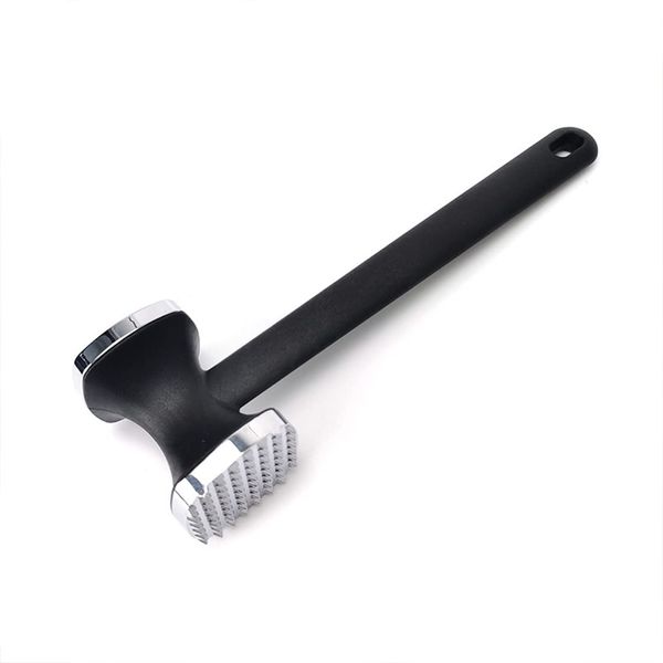 ZMREN Meat Tenderizer Hammer, Double-sided stainless steel meat tenderiser with non-slip handle, meat hammer for steak, chicken, pork, Dishwasher safe