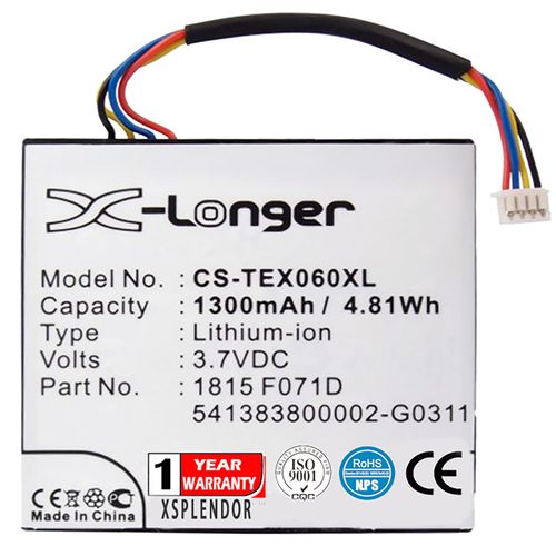 Xsplendor Replacement Battery for Texas INSTRUMENTSN2/AC/2L1/A TI-84 C Silver TI-84 Plus C Silver Edition TI-Nspire CAS Touchpad Part NO 1815 F071D 3.7L1060SP 3.7L1200SP 3.7L1230SP 541383800002-G0311