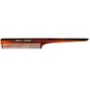 BUCO Handle Comb - 19.5 cm Havana Brown, Acetate Plate Material, Hair and Scalp Friendly, for Men and Women