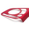 Red ABS Driver Side Control Button Molding Cover Kit For Honda Civic 2016-2021