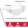 Light Blue Safety Glasses