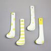 Hasamiyaki Essence 11197 Socks, Color Block Pattern, Yellow