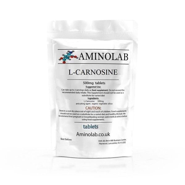 Aminolab - L-Carnosine 500mg 30 Tablets