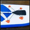 Hihaha 4pcs Kayak D Ring Patch PVC Stainless Steel Triangle Shape Orange Durable Material