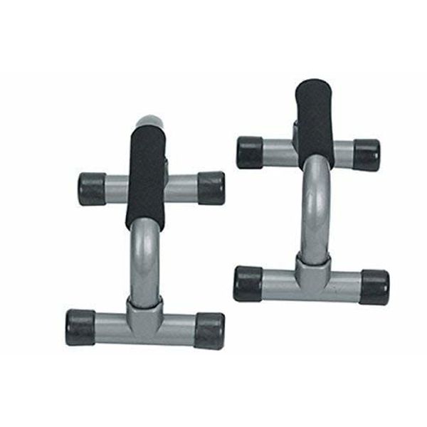 EDMBG 2 Pc Set Chrome Push up Bars Exercise Work Out Fitness