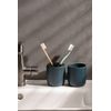 Present Time Bathroom Accessory Set Neat - Dark Blue (PT3922DB)