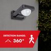 Maclean MCE243 GR Infrared PIR Motion Sensor IP65 2000W Movement Detector