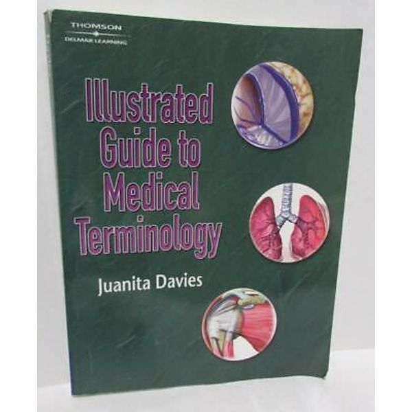 Illustrated Guide to Medical Terminology Book by Juanita Davies 2007 w/ Audio CD