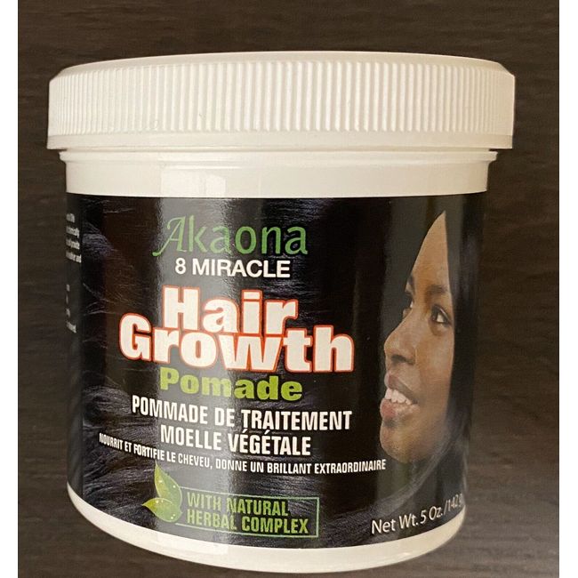 Akaona 8 Miracle Hair Growth Pomade W Natural Herbal Complex 5oz / 142g