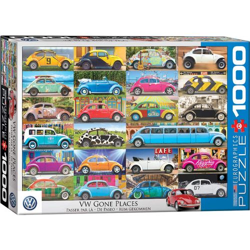 EuroGraphics 5422 Volkswagen Beetle Gone Places Puzzle (1000 Piece)