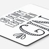 JUNIWORDS Mauspad Mousepad, Gib deinem Leben einen Gin
