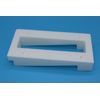 White Ring Video doorbell vinyl siding mount Original Ring 1, 2