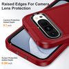 Google Pixel 9 Case with Kickstand - 3-Layer Military Grade Protective Case for Pixel 9/9 Pro (Red+Black)