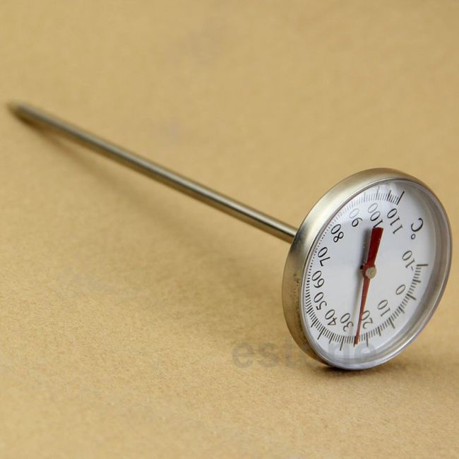 Frying Dial Thermometer, Stainless Steel, Ø50mm - PSE - Priggen Special  Electronic, 8,33 €