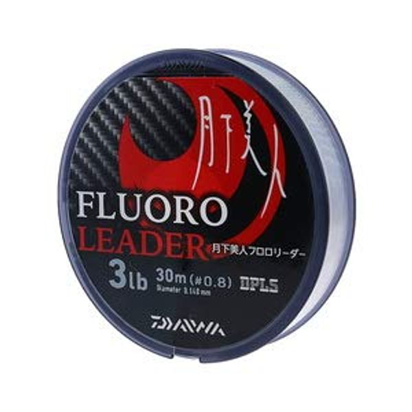 DAIWA Floro Line Tsukiyobijin Florolider, 6 lb, 30 m, Natural Clear