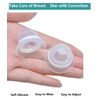 CareforYou 2Pair Nipple Corrector for Flat Inverted Nipples Silicone with Clear Case