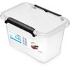 Orplast Simple Box 650 ml mit Clipdeckel, transparent, 1 Stück, Durchsichtig, 1