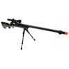 WELL VSR-10 BOLT ACTION RIFLE w/FLUTED BARREL, SCOPE & BIPOD