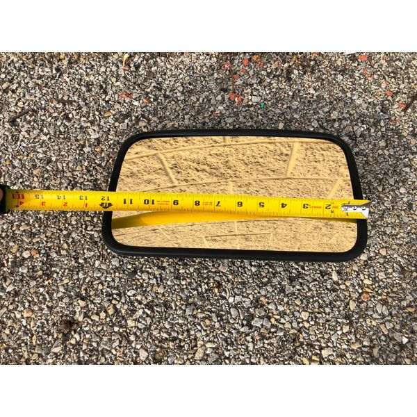 7" x 12" Universal Farm Tractor Mirror, Super Size, Offset Clamp Mounting