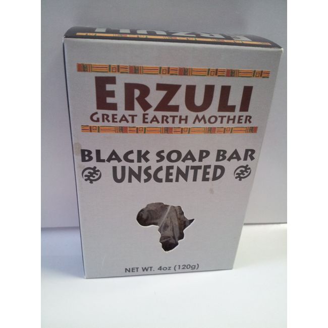 ERZULI Erzuli Black Soap Bar - Unscented, 4 OZ