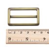 38.6mm(1.52") Flat Metal Slide Strap Adjustable Buckle 4 Colors 4pcs