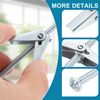 sourcing map 3/16 x 3 Male Thread Spring Loaded Hollow Wall Round Head Toggle Bolt 30pcs